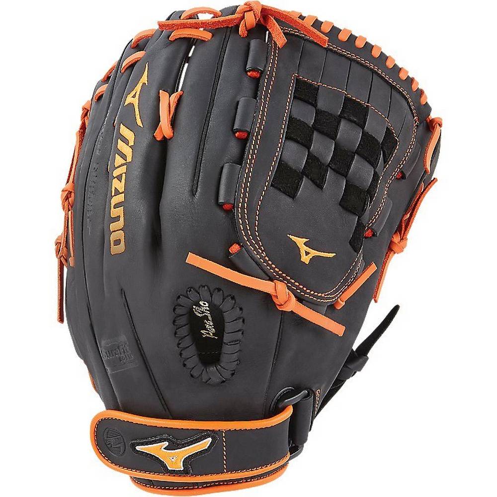 Luva Mizuno Softball MVP Prime SE Fastpitch 13" - Mulher - Pretas/Laranja - EJAOM4168